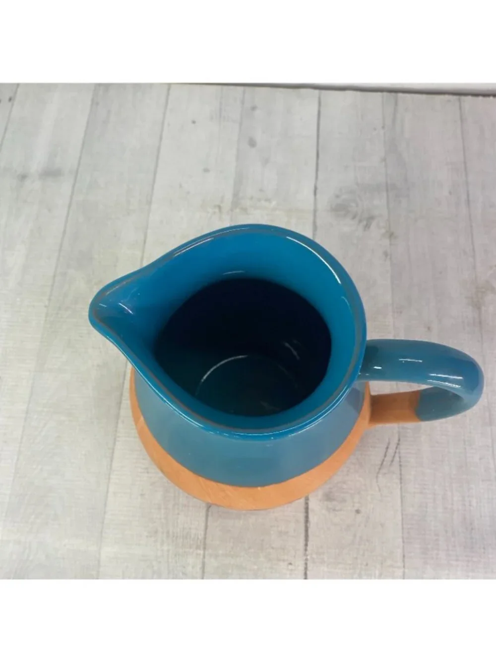Vintage Himark TERRA COTTA Turquoise Glaze South Western 8.25